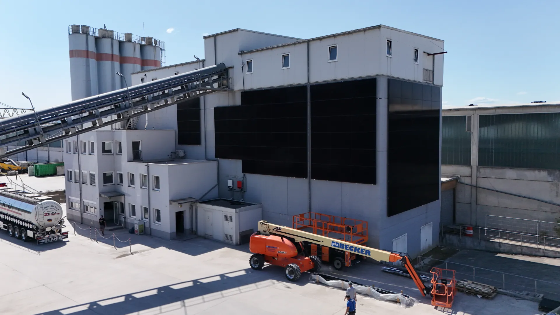 Industrielle Photovoltaikanlage