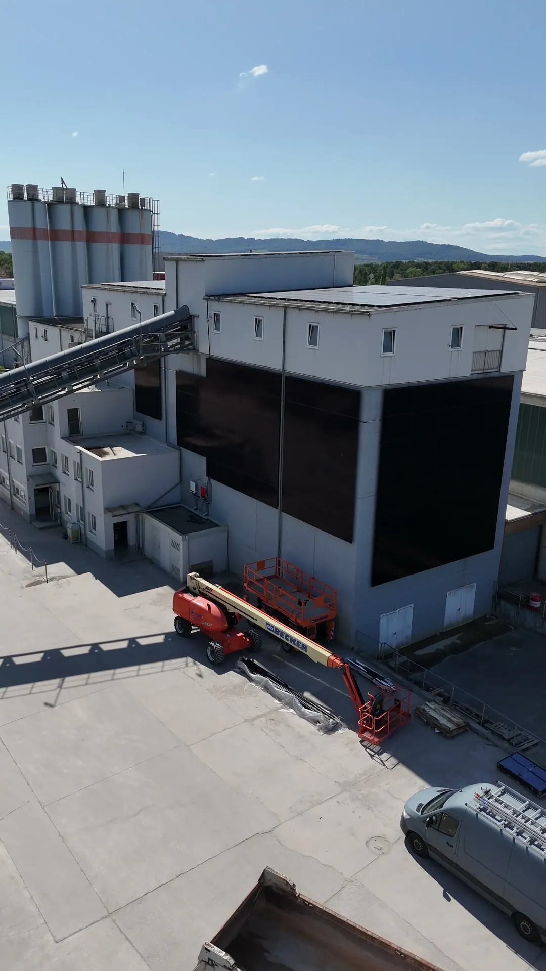 Industrielle Photovoltaikanlage